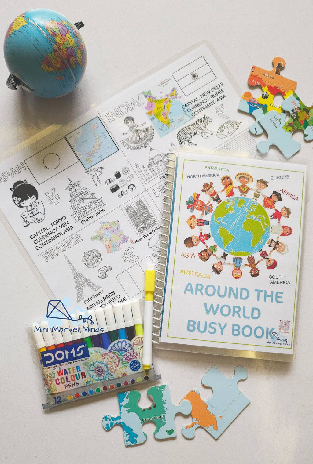 Around the World Busy Book