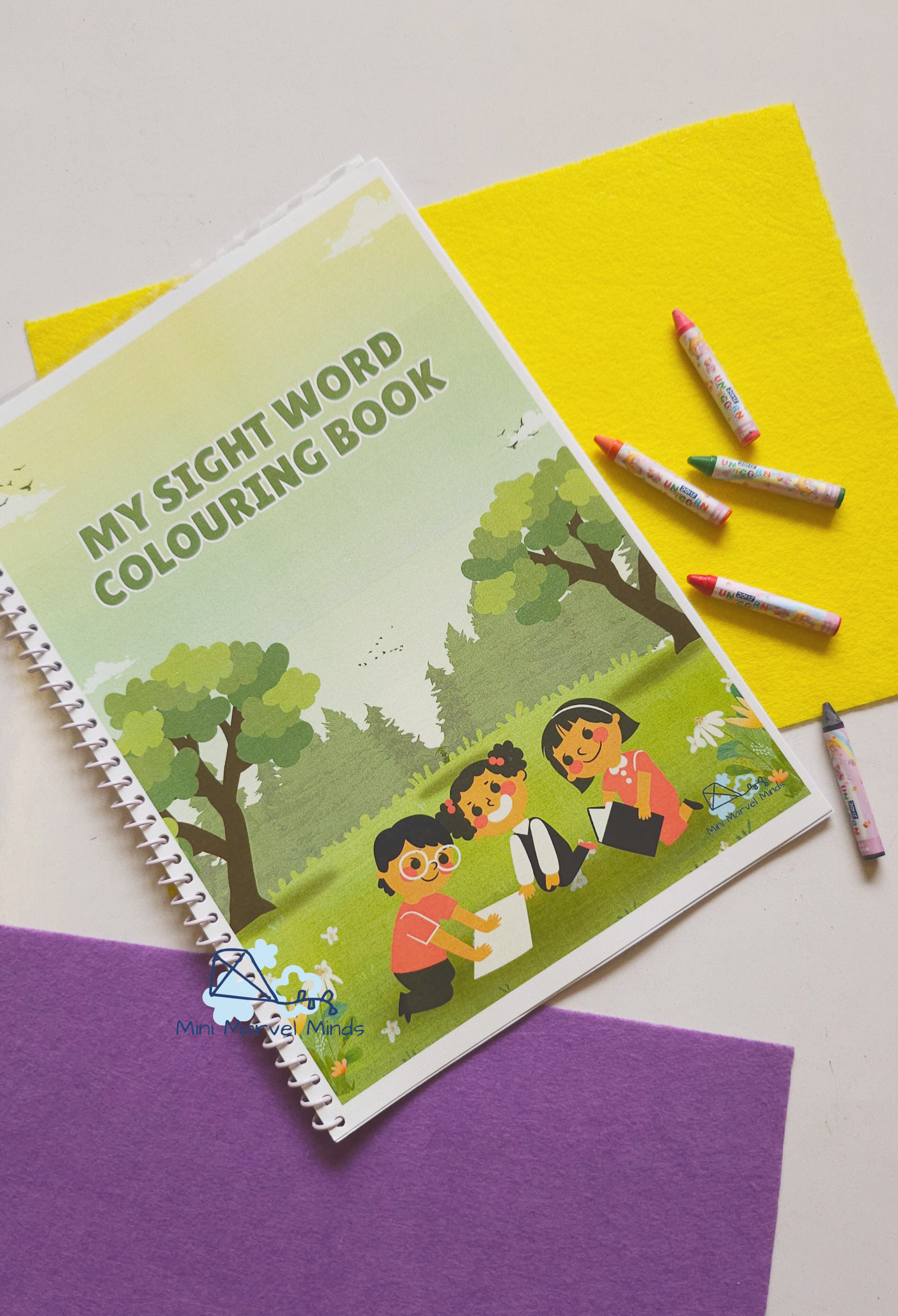 Sight words Colouring Book