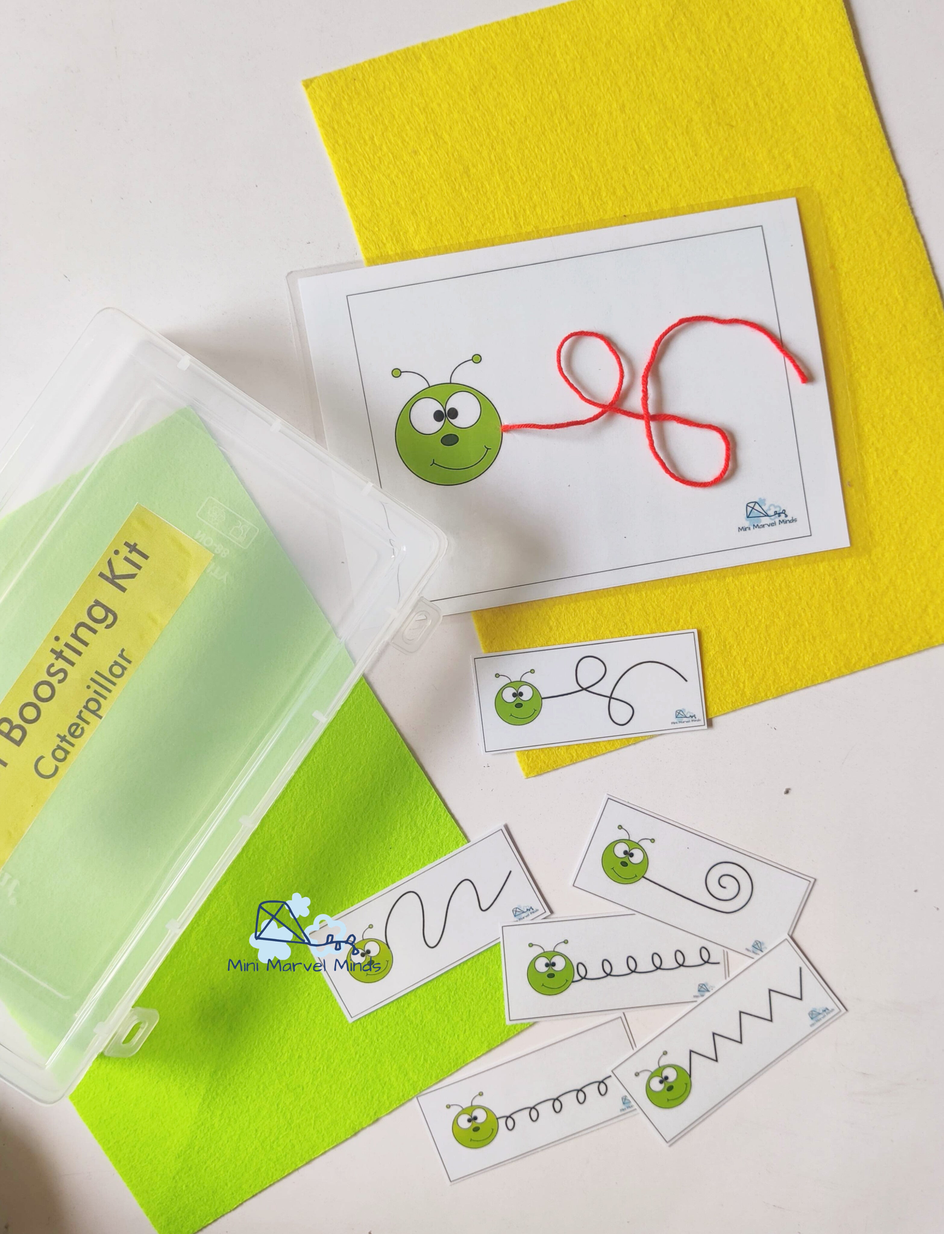 Brain Boosting Kit Caterpillar pattern