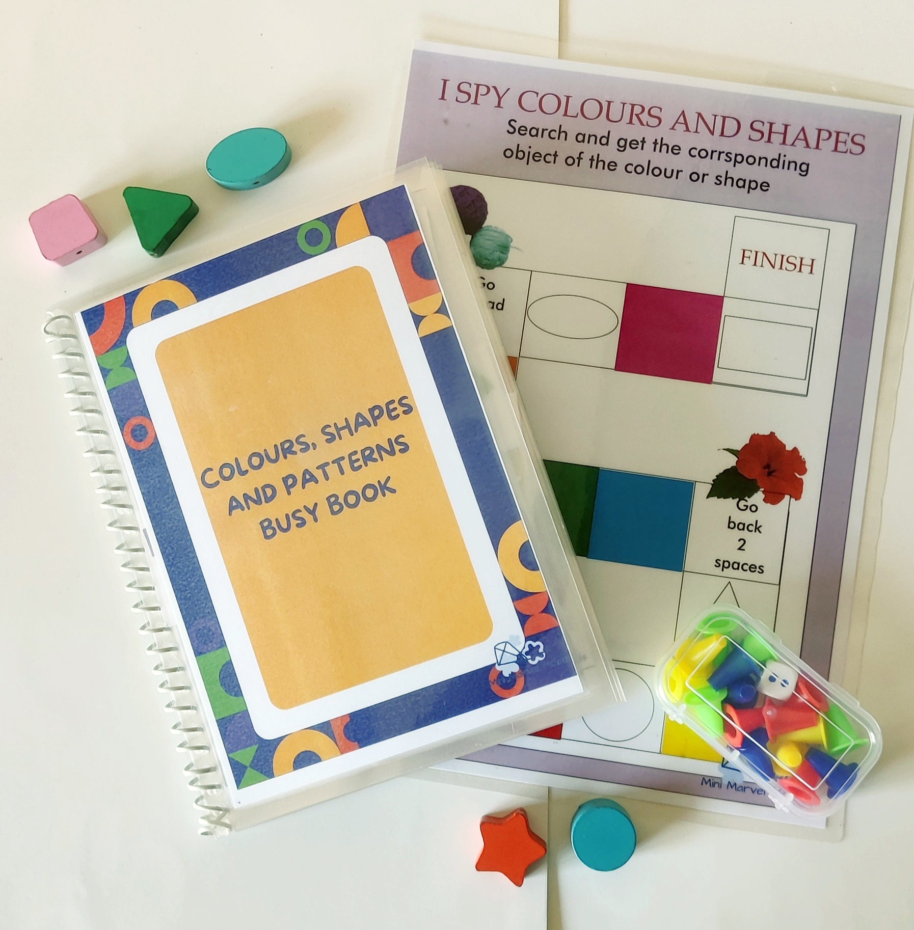 Colours, Shapes and Patterns Busy Book