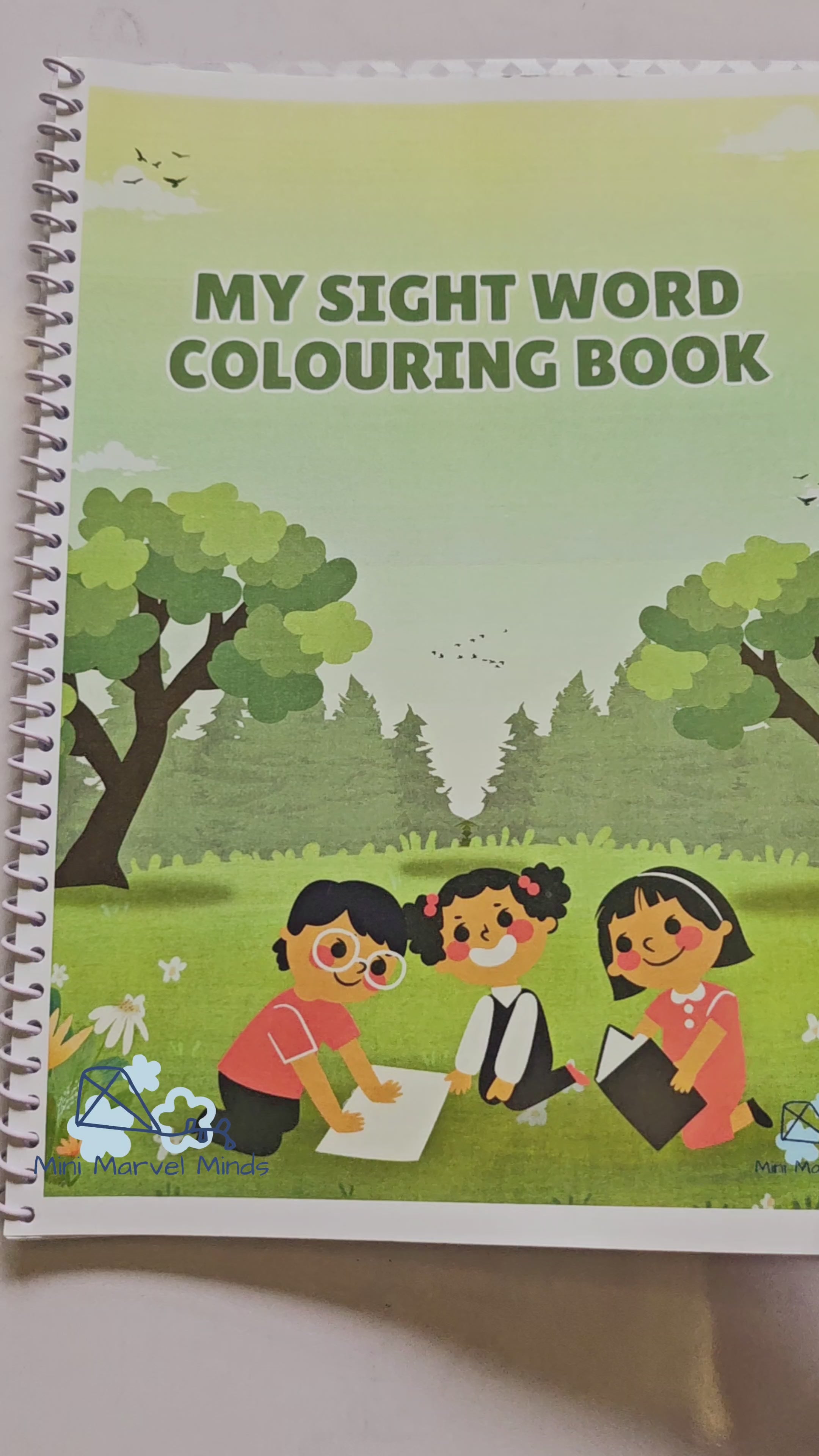 Sight words Colouring Book