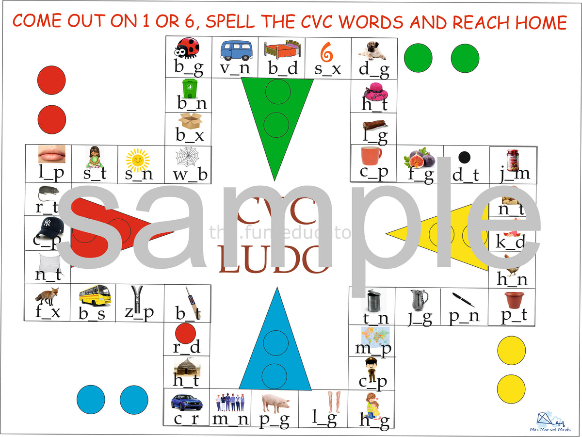 CVC words games