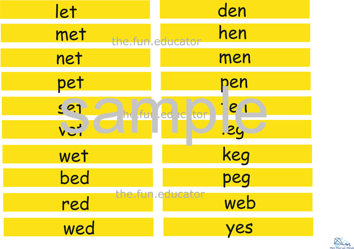 CVC words games