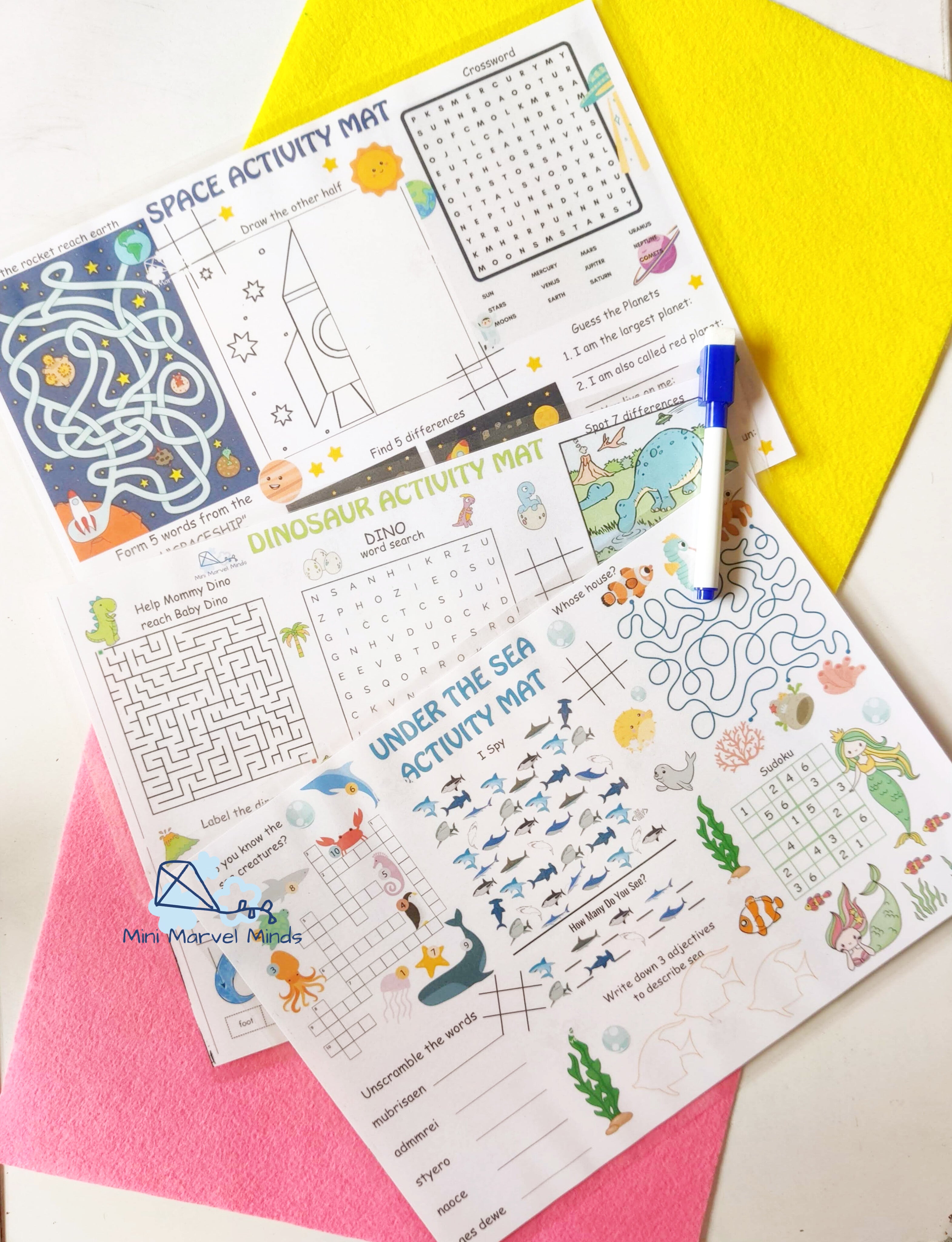 Activity Mats 5+ years