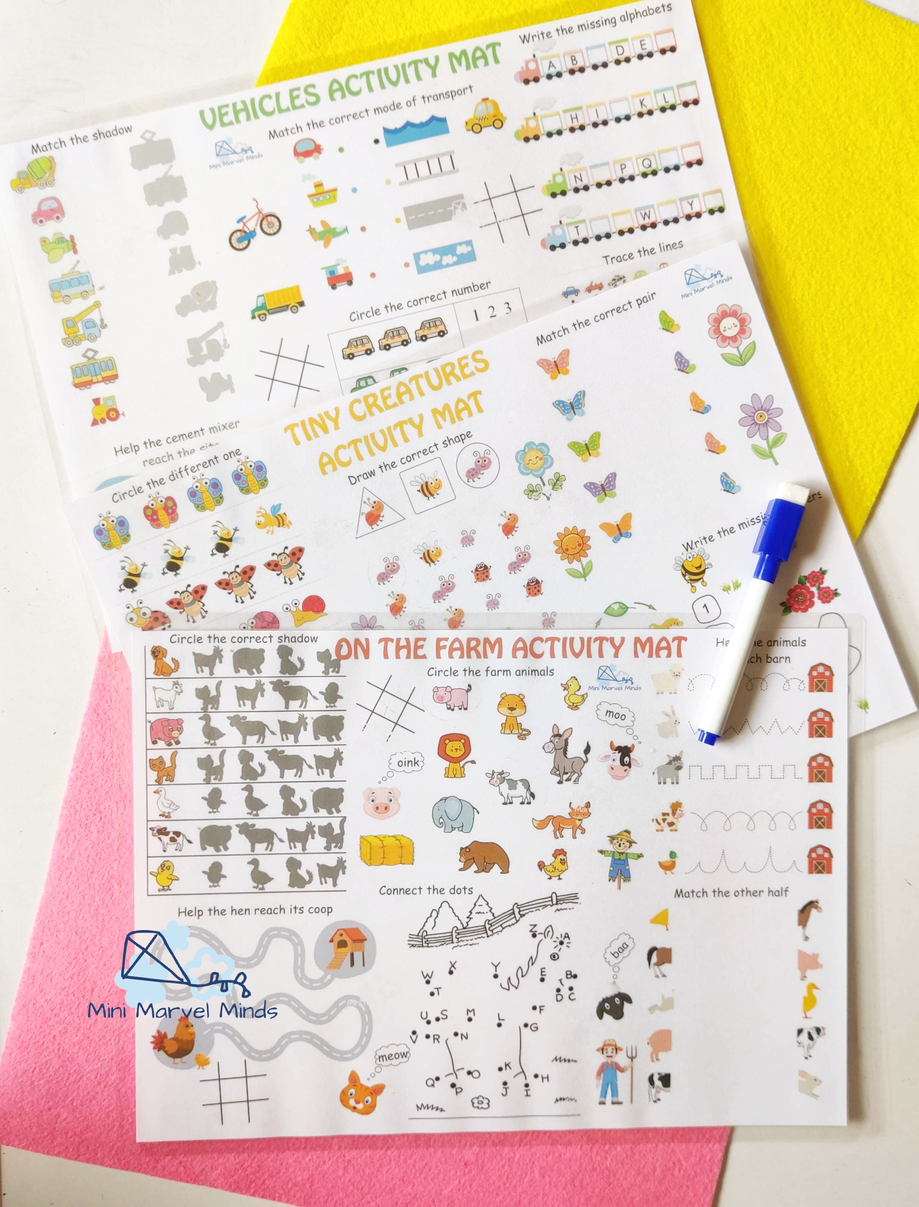 Activity Mats 3+ years