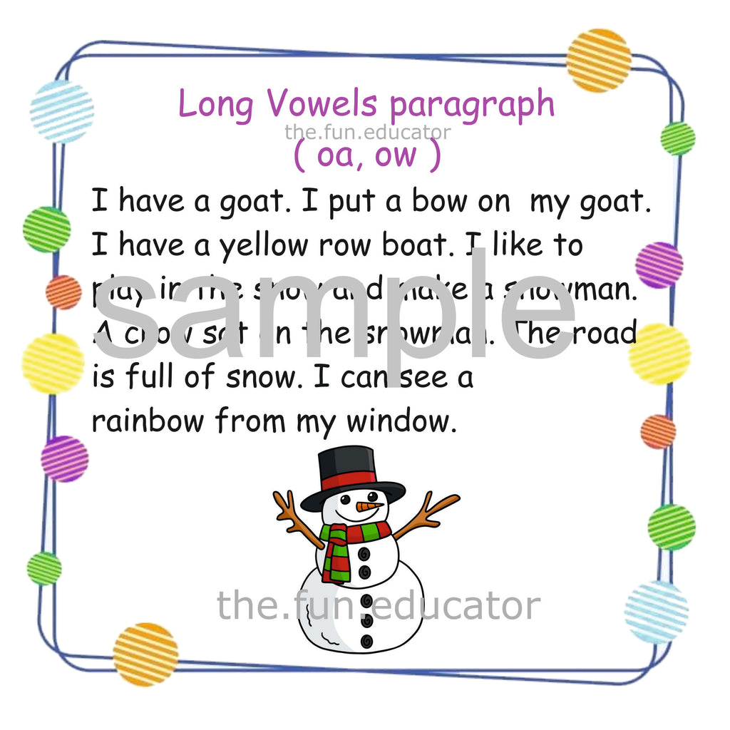 Advanced Sounds Paragraphs