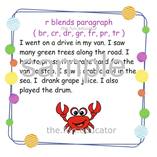Advanced Sounds Paragraphs