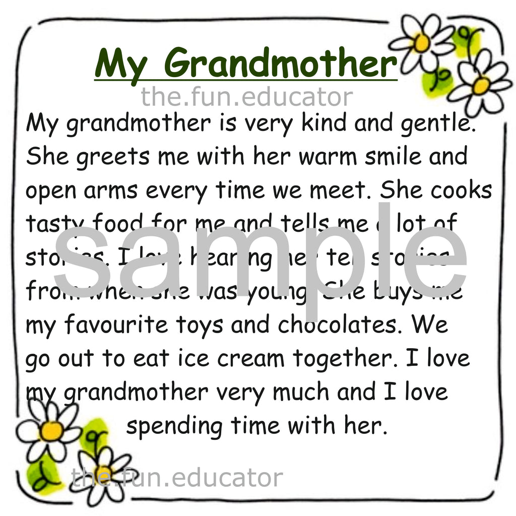 Short Paragraphs for reading