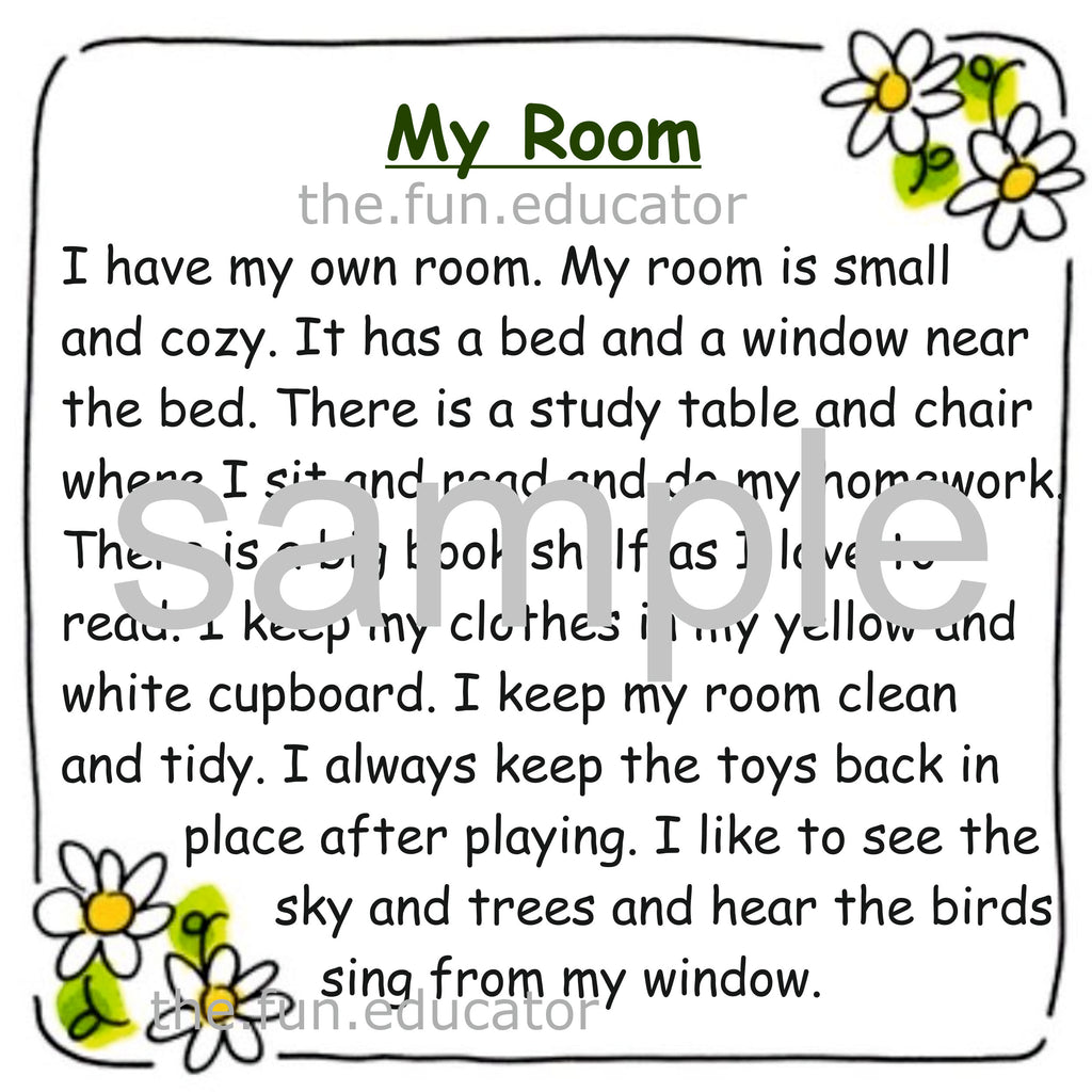 Short Paragraphs for reading