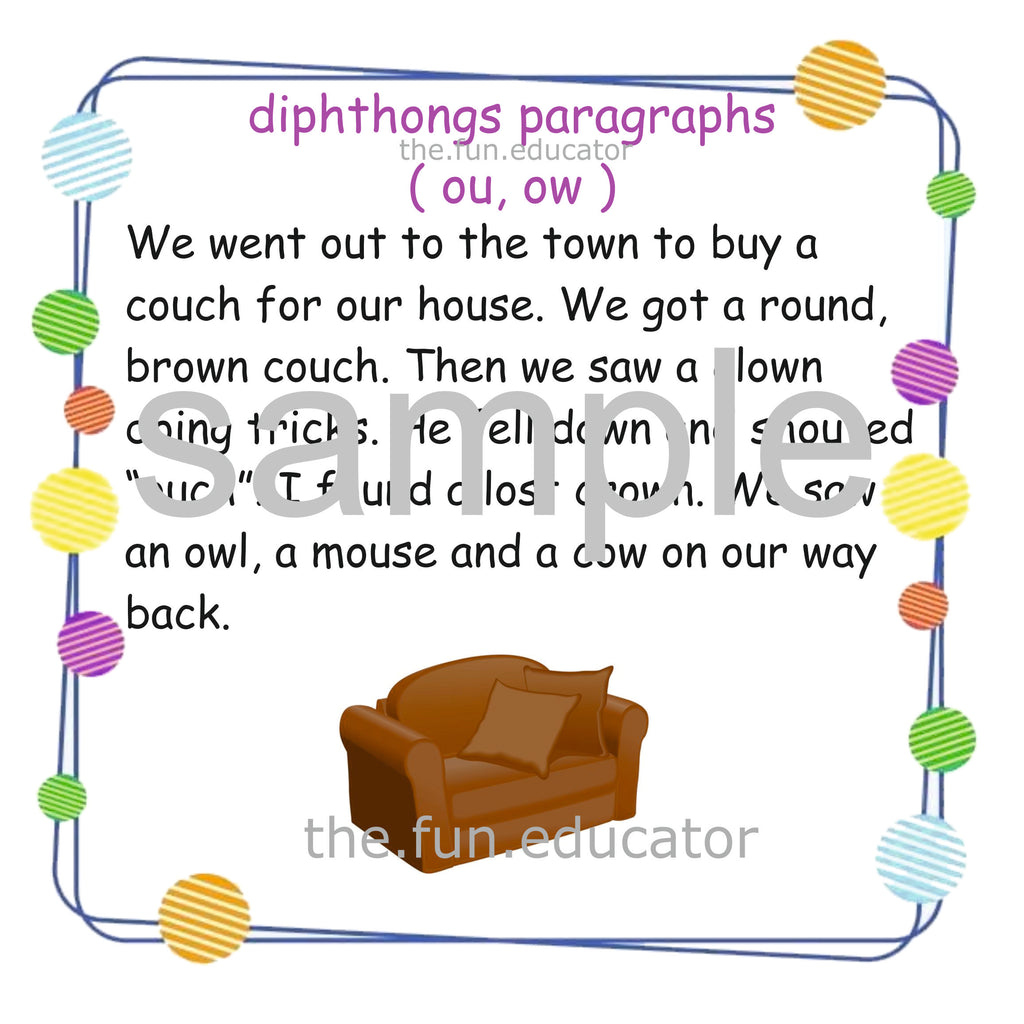 Advanced Sounds Paragraphs